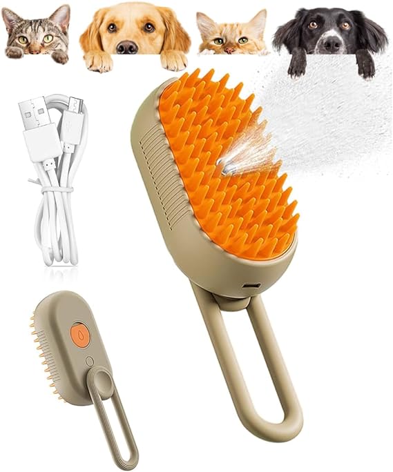Escova á vapor Removedora de Pelos Para Pet Pelo Vaporize™ 🤩